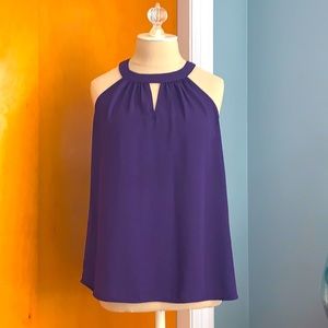 Purple Blouse Tank Top